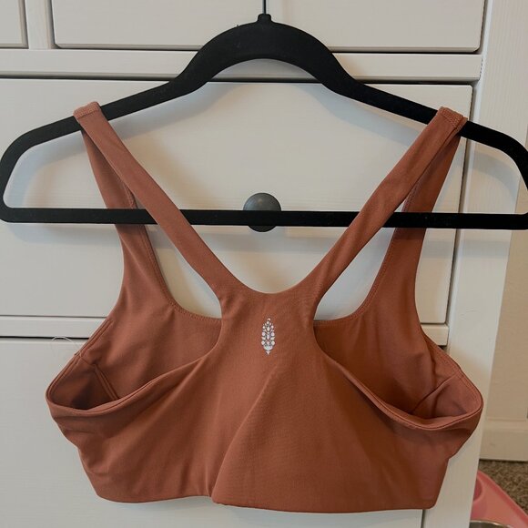 NWOT FP Movement Never Better Square Neck Bra | Sequoia | Size Large - Picture 3 of 3